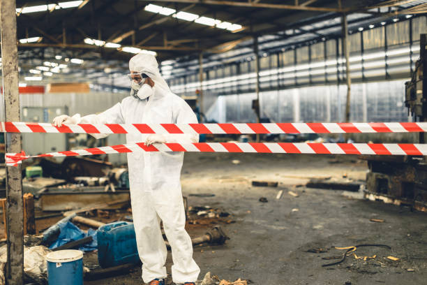 Professional Hoarding Cleanup technician working in Unadilla, GA